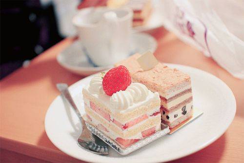 萌萌的蛋糕甜点图片精致唯美