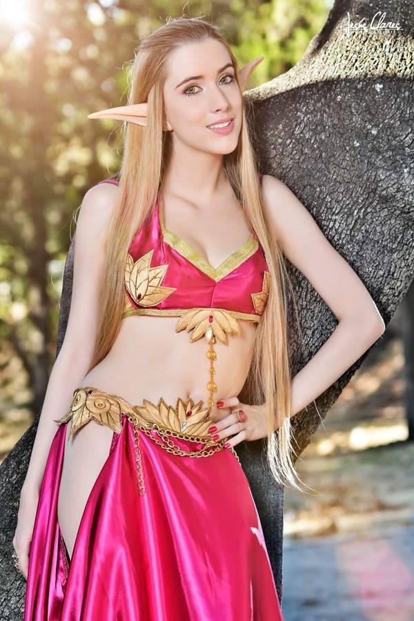 西班牙美女《魔兽争霸》高清cosplay图片