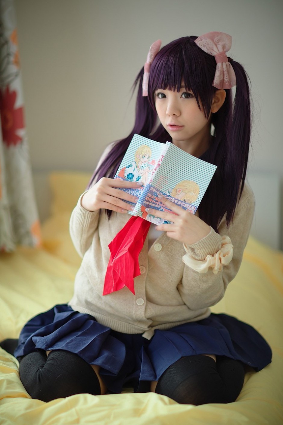 香坂弓清秀双马尾辫Cosplay唯美拍摄