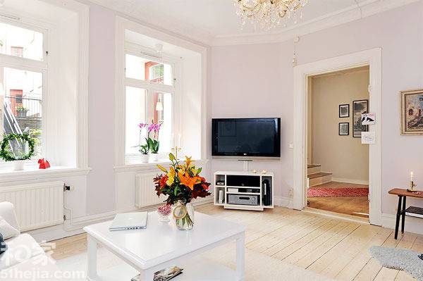 惬意田园风格跃层装修效果图