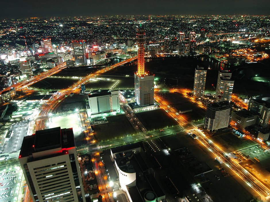 梦幻夜景城市桌面壁纸