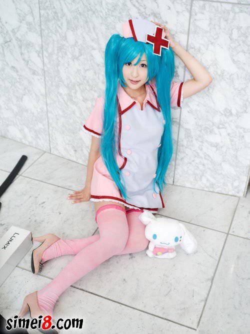 超萌的真人cosplay初音图片