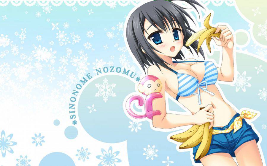 素描动漫比基尼美女图片