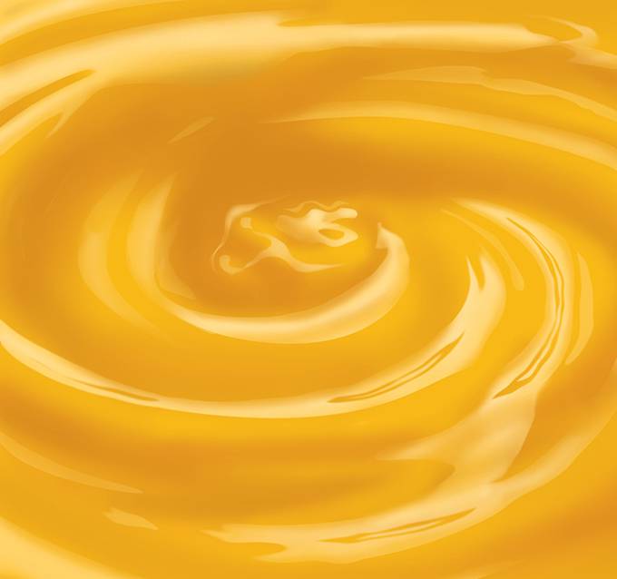 黄色流动的液体背景高清图片