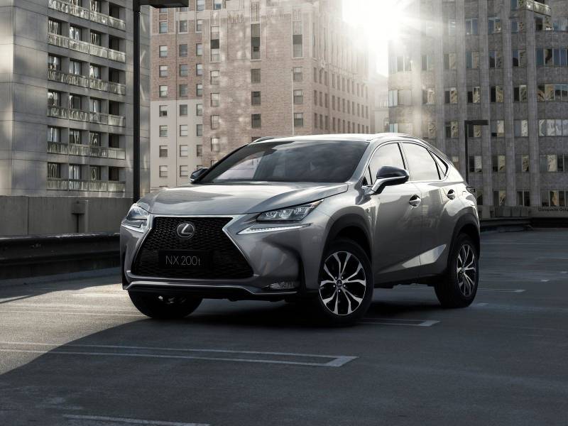 LexusNX2015年新款概念白色跑车壁纸