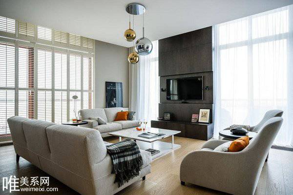 现代公寓设计效果图奢华优雅