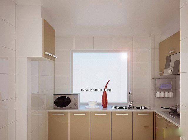 欧式小户型厨房现代装修效果图欣赏