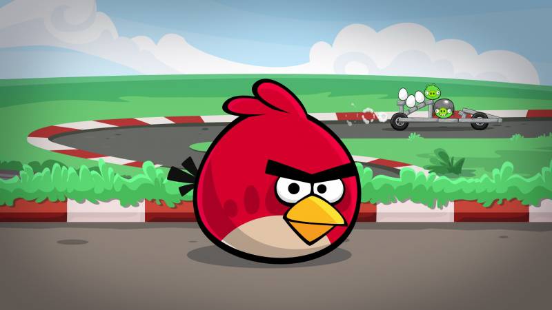 益智游戏《愤怒的小鸟》经典高清图片
