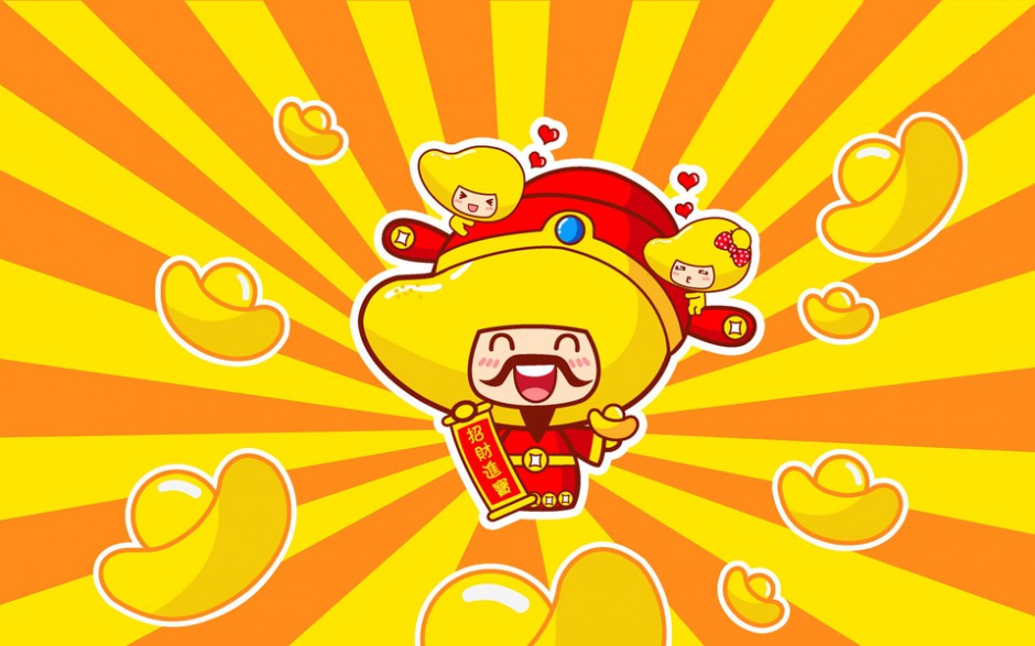 可爱的芒果仔高清电脑壁纸