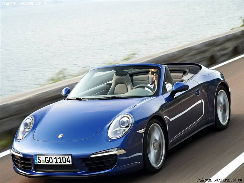 保时捷9112012款Carrera S Cabriolet 3.8L车身华丽外观