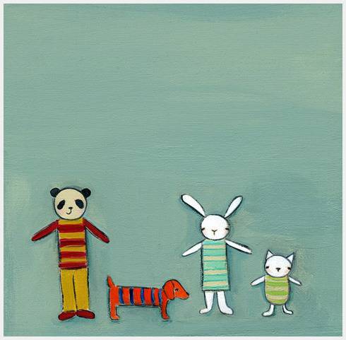 韩国唯美卡通插画背景图片