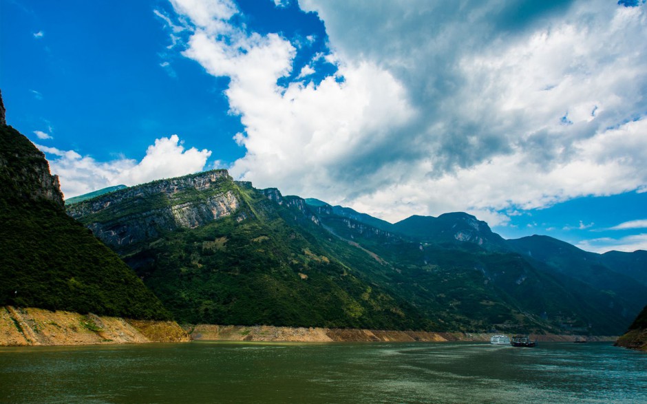 桌面壁纸高清护眼 重庆巫峡山山水风情