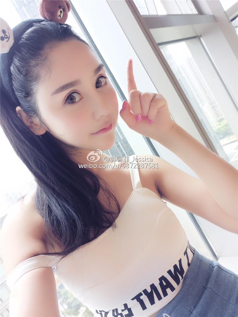 中国长发性感美女韩馨菲Jessica图片