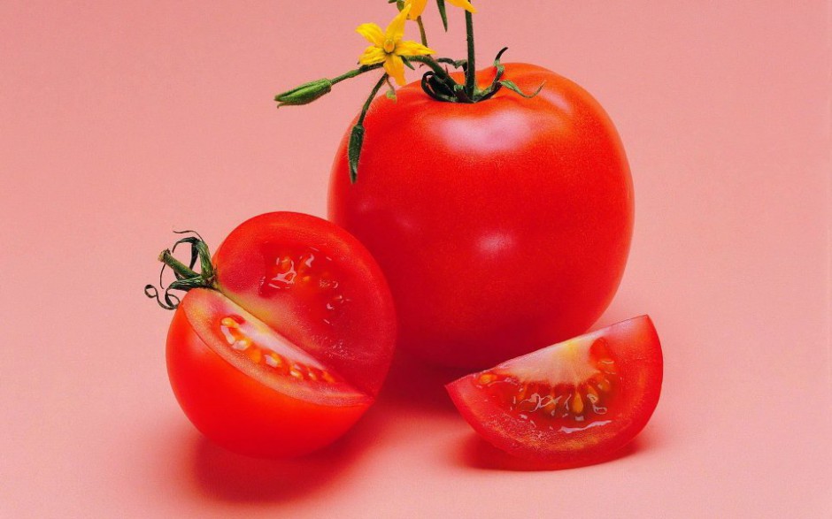 苹果壁纸高清水果蔬菜之西红柿图片