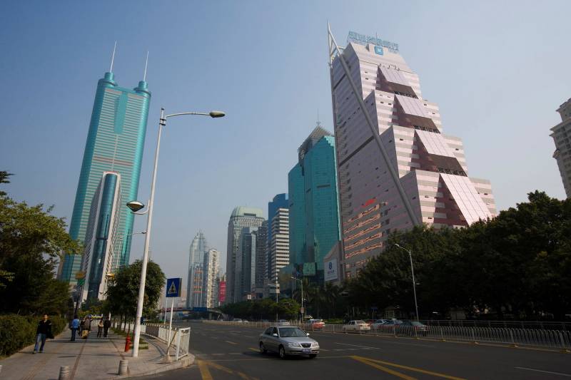 现代化都市深圳城市建筑风光美丽壁纸