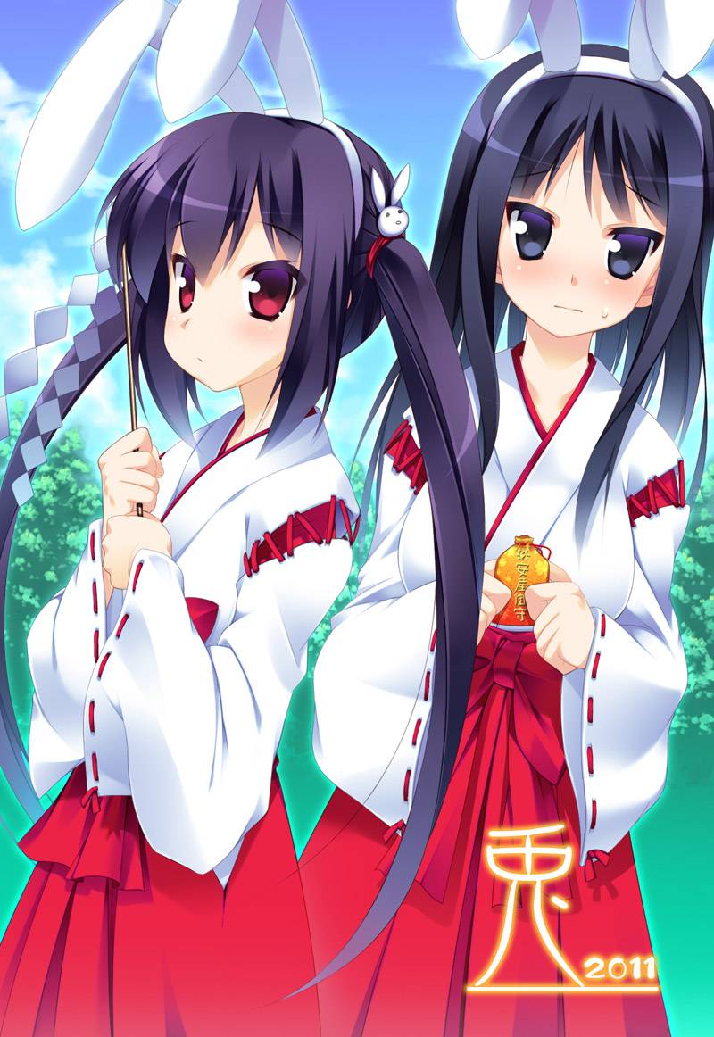 超萌兔子美女动漫