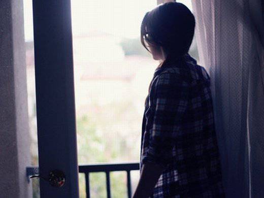 非主流美女伤感背影生活照