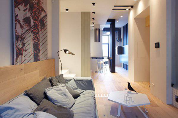 80平米简洁温馨公寓设计效果图