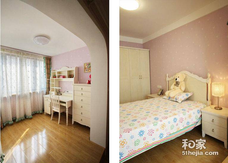 120平方米三室两厅韩式风格装修效果图欣赏