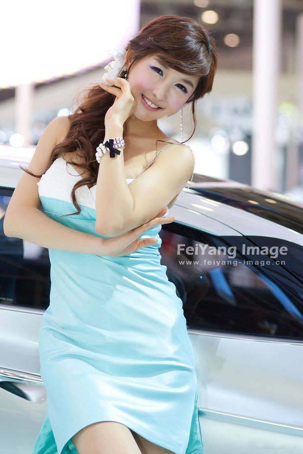 盘点车展上的靓丽车模合集