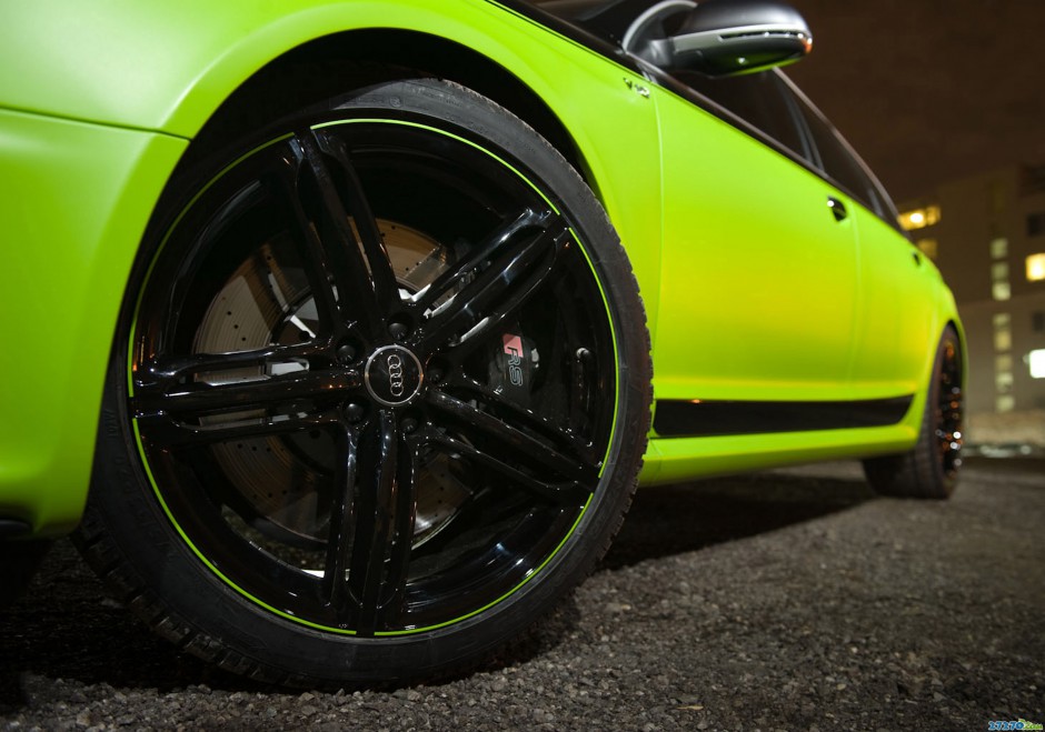 荧光绿外观 欧迪RS6