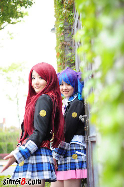 姐妹花cosplay网络游戏艾尔之光组图