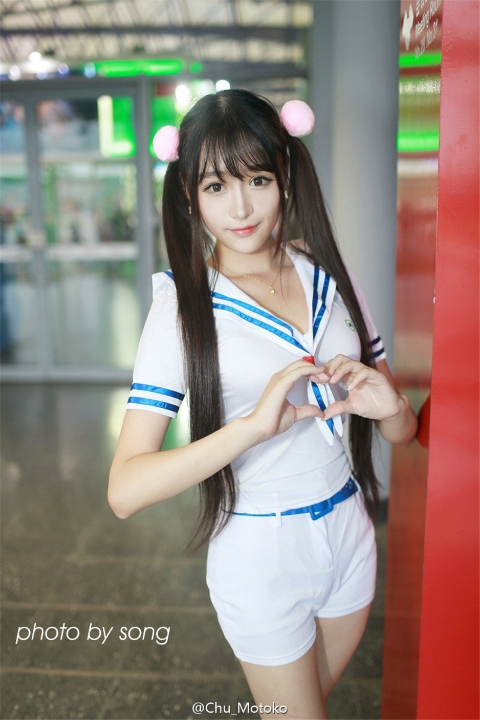 清纯学生妹Motoko素素迷人图片