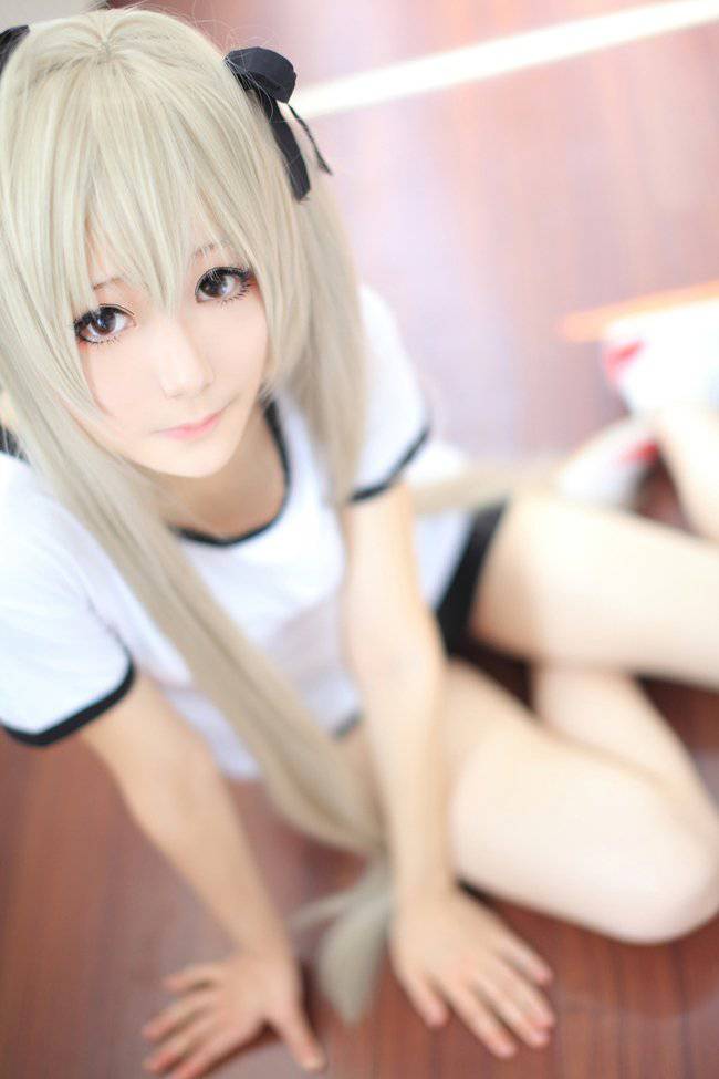 活力少女cos春日野穹高清写真
