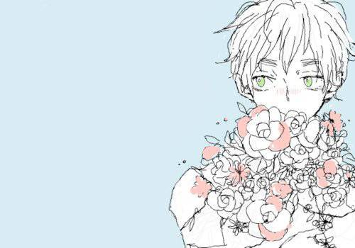 小男生伤感意境图片卡通