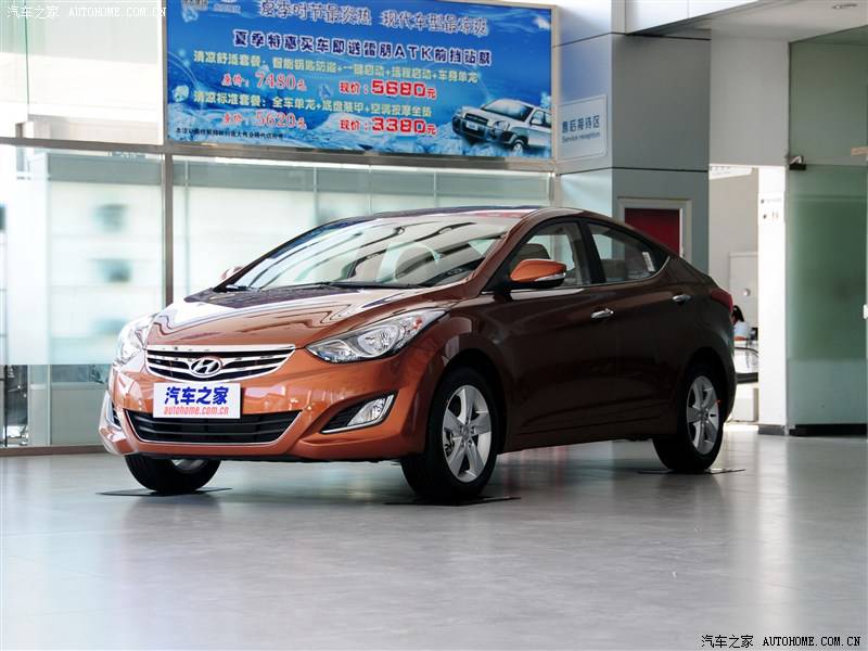 现代 朗动 2012款 1.6L 自动领先型 车身外观