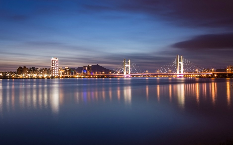 高清城市灯光夜景壁纸