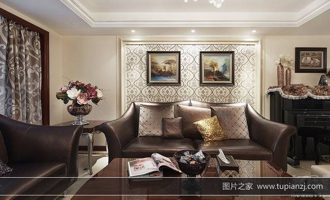 最美的欧式客厅装修效果图典雅高贵