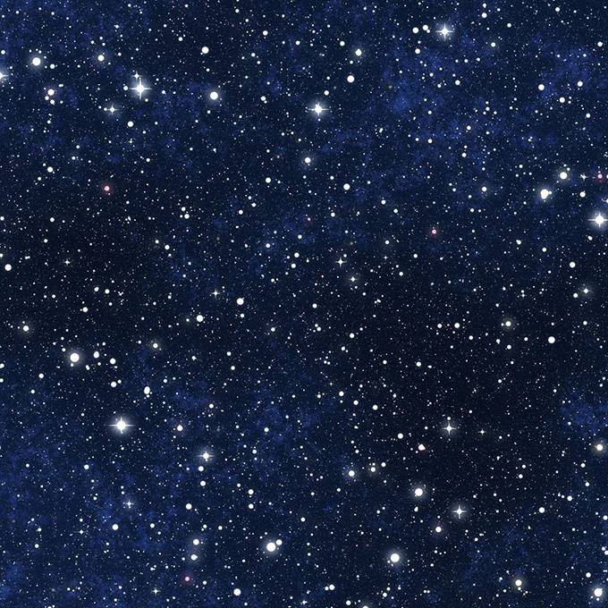 群星闪烁的蓝色星空背景高清图片