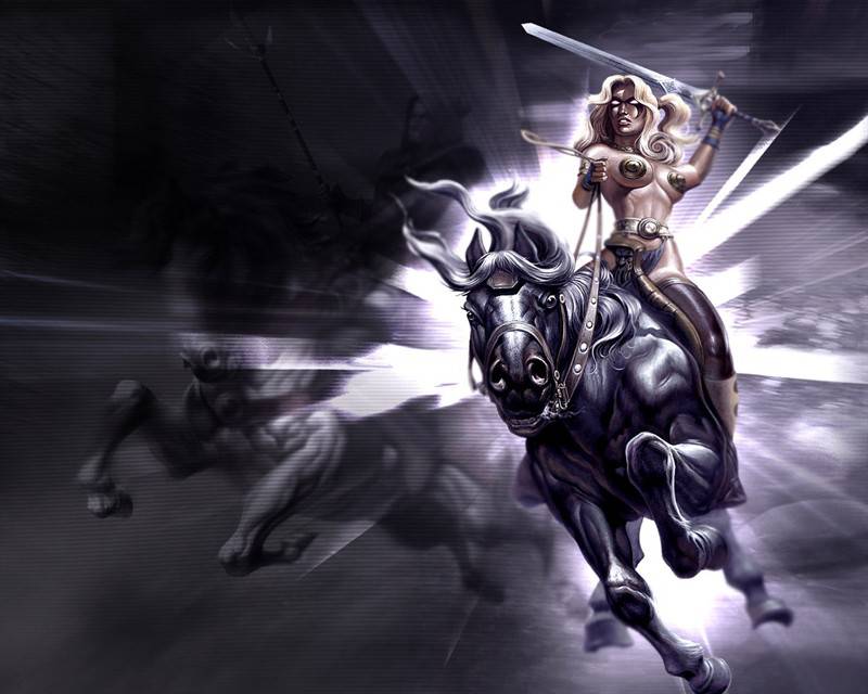 性感美女游戏人物高清壁纸