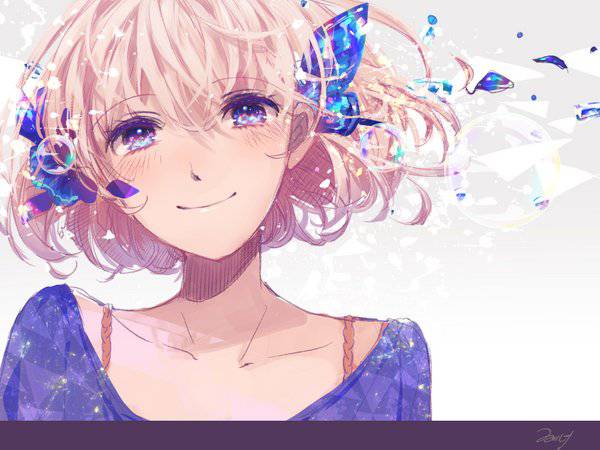 卡通非主流伤感女生图片