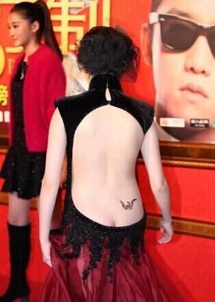 中国女明星纹身图案作品欣赏