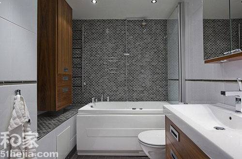 185平方米现代简约大方错层装修效果图