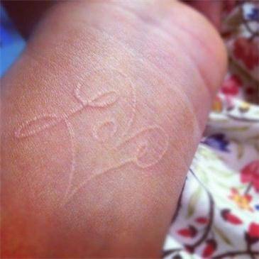 女生手腕纹身图案隐形刺青小巧精致