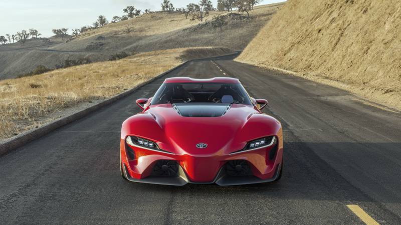 丰田FT-1超级跑车概念车宽屏壁纸