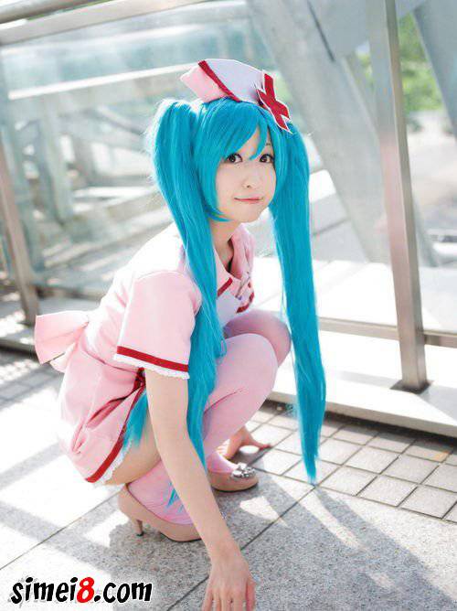 超萌的真人cosplay初音图片