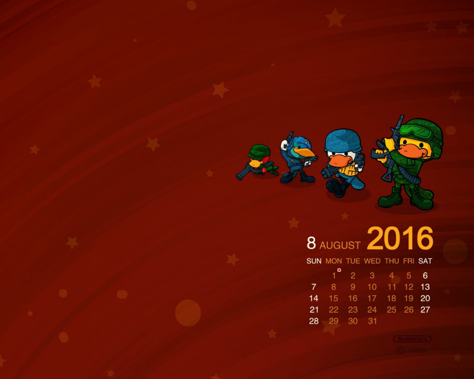 可爱卡通动漫鸭嘴兽男孩图片桌面