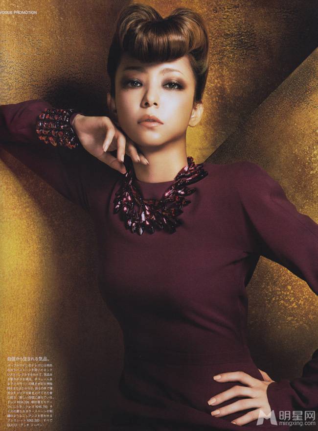 红遍亚洲的明星安室奈美惠写真凸显奢华高贵