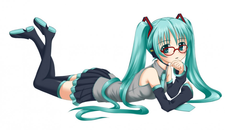 动漫甜美女生图片初音未来