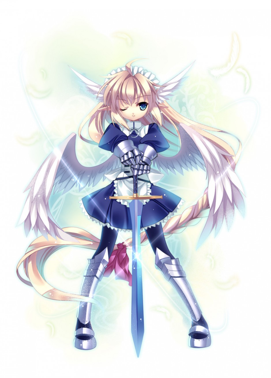 动漫图片简单可爱甜美女孩