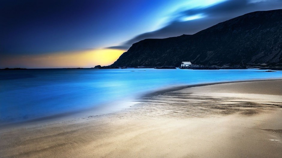 大自然唯美沙滩清晨梦幻风景大图