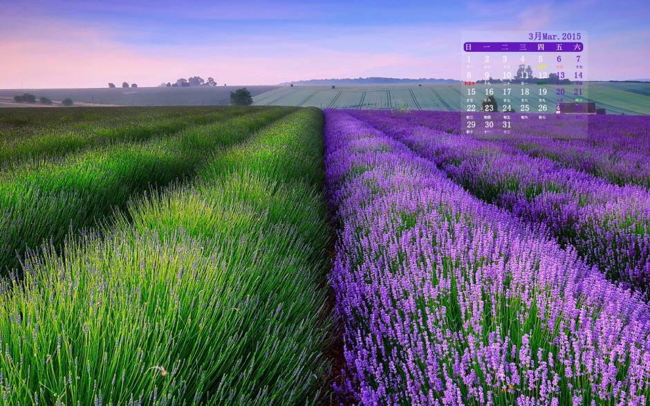 2016年3月日历风景壁纸