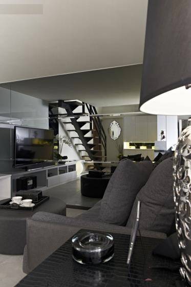 现代化时尚黑白创意经典家居设计