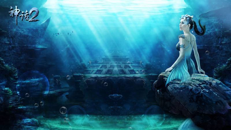 《神话2》蓝色美人鱼唯美清新高清图集