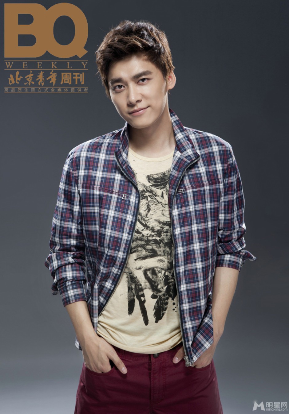 国民校草李易峰阳光爱笑帅气