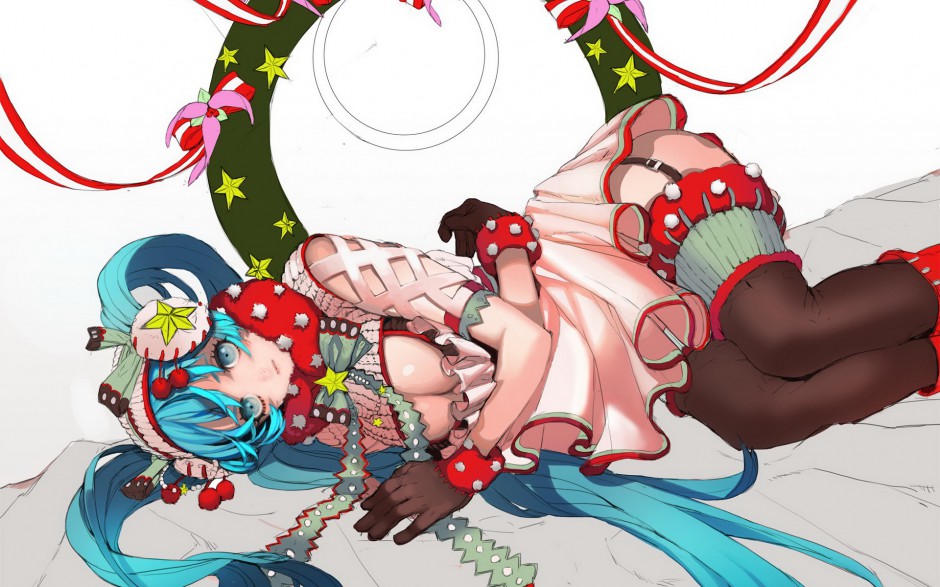 圣诞节动漫图片唯美喜庆